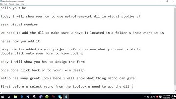 how to make your c# form to metroframework.dll theme