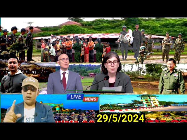 Live News ROHINGYA BREAKING NEWS I KINGDOM OF ARKAN TV #ရိုဟင်ဂျာနေ့စဉ်သတင်း 29/5/2024 class=