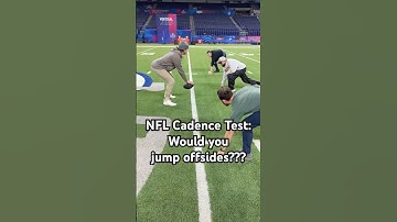 NFL QB Cadence test 😂💥📢 #NFLPartner