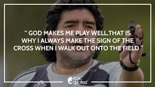 Legendary Diego Maradona Quotes on Life, Career & Success!
