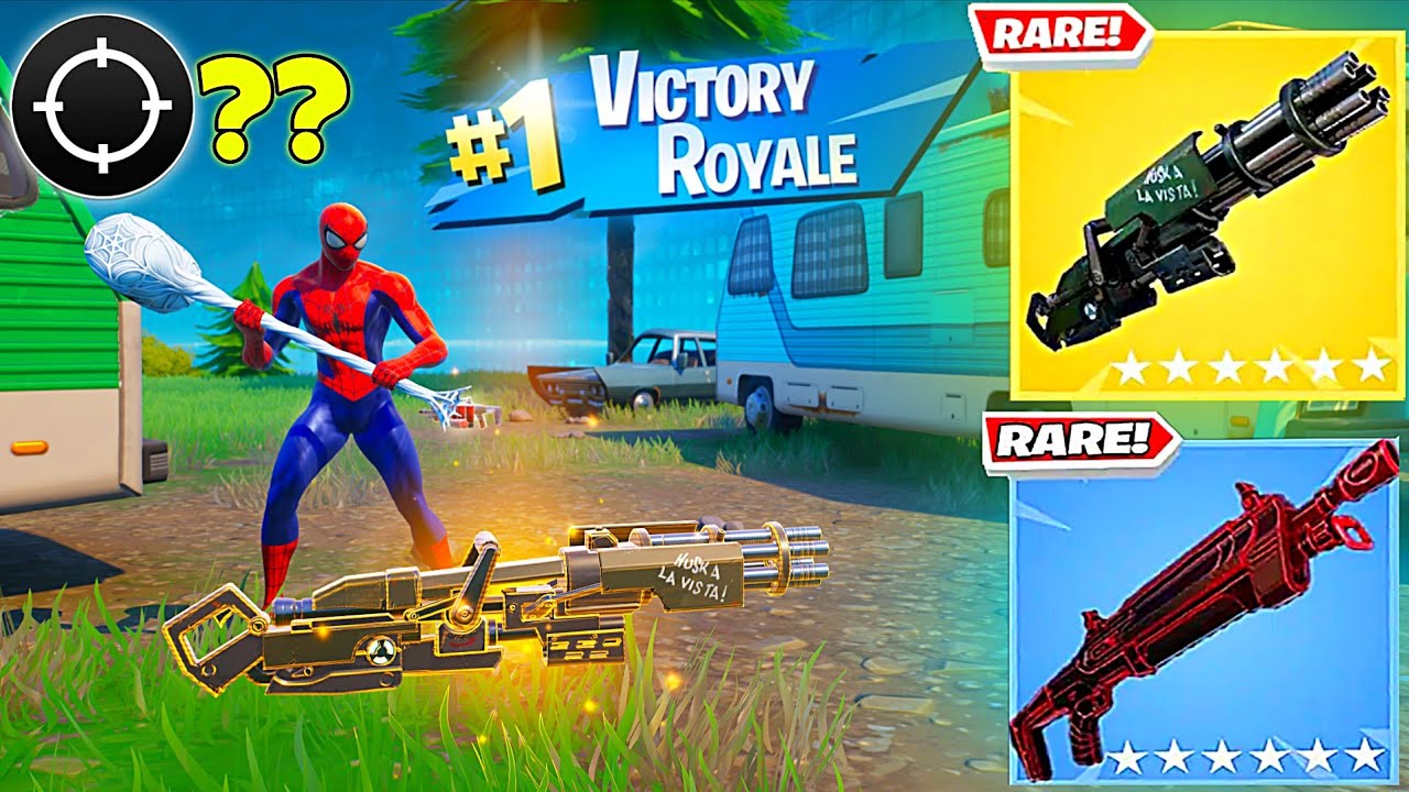 Fortnite Reload | Mythic Brutus' Minigun & Heisted Accelerant Shotgun' INSANE LOOT! Keyboard + Mouse