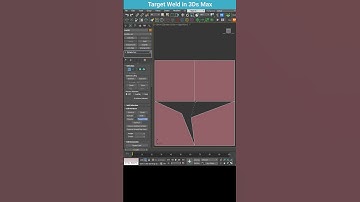 How Target Weld Works in 3Ds Max – Quick Tip #shorts  #3dsmax #tips