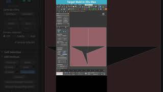 How Target Weld Works in 3Ds Max – Quick Tip #shorts  #3dsmax #tips