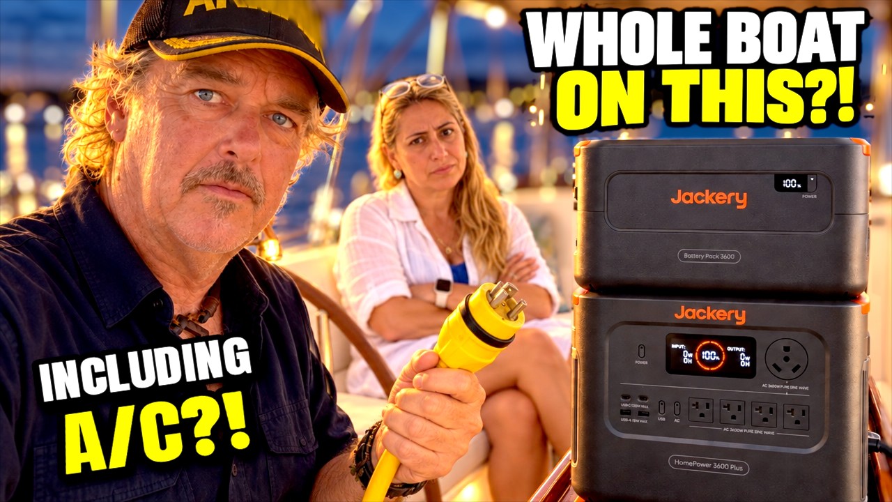 How Long Can a Jackery HomePower 3600 Plus Run Our Boat and Air Conditioner? | SSL782