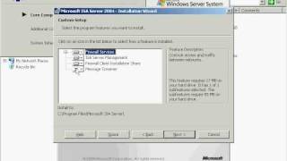 Install ISA Server2004