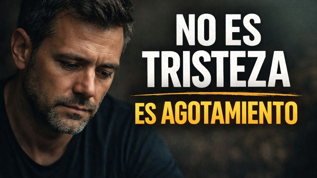 “No estás triste… estás agotado emocionalmente (y nadie te lo dijo)”