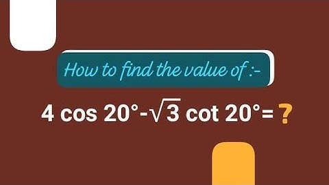 How to evaluate complex trigonometry expressions: JEE Advanced, Olympiad