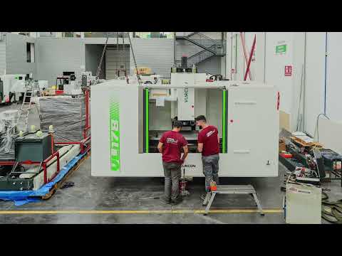Fabricando el centro de mecanizado 3 ejes vertical más grande de la gama Vurcon