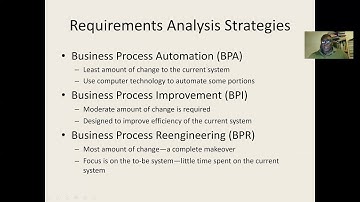 Requirement Analysis - System Analysis and Design Lecture Unit 3 Part 2