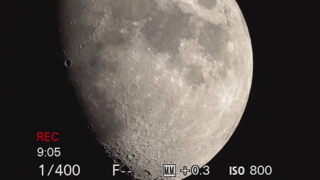 MOON TV LIVE Waxing Gibbous 73 Jupiter, Saturn and Mars 4KUHD