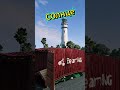 Контейнер падает на бмв при разной гравитации #beamngdrive #shorts #game