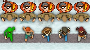 Robbery Bob 2 - All Costumes Funny Gameplay Part 54