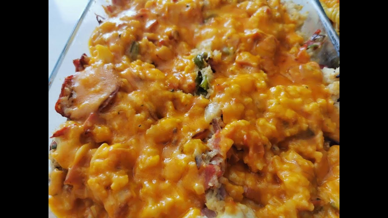 How to make KETO CAULIFLOWER, BACON & CHEESE CASSEROLE YouTube