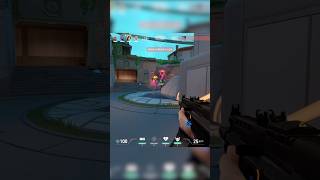 Spike carrier gets deleted 🤣 #valorant #shorts #funny