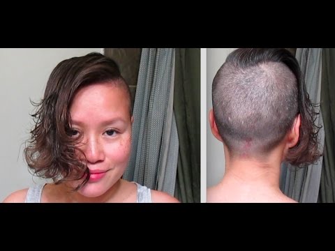 A Bob Haircut With Shaved Undercut Youtube