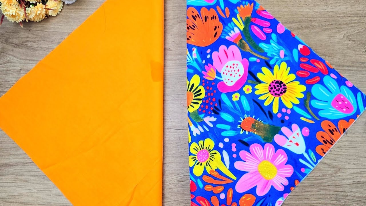 After watching this video, you will not throw away the remaining fabrics😍 Sewing tips and tricks😉👌💯