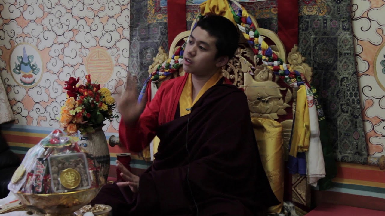 Happiness. Reincarnated Jigme Tempey Gyeltshen