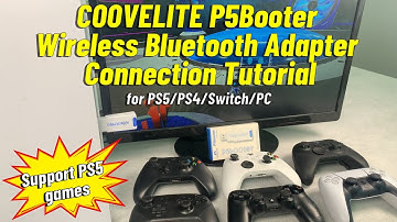 【PS5 controller receiver】COOVELITE P5Booter Wireless Bluetooth Adapter Connection Tutorial