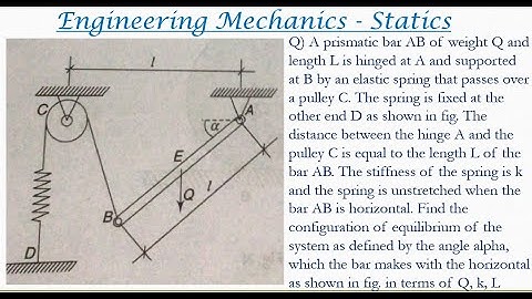 Engineering mechanics solved problem | Method of moments | Statics problems 95