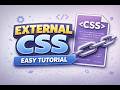 EXTERNAL CSS || TYPE 3 #coding #codinglife #codingforbeginners #cod #viral #shortvideos #trendingnow