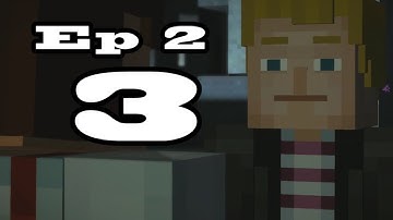 Minecraft: Story Mode Ep 2 - Assembly Required - Part 3 (Choice Path 1) Night, Fall, Petra
