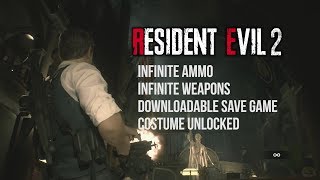 Resident Evil 2 Remake Pc - Infinite Weapon Atm-4, Le5, Minigun Save Game File Download