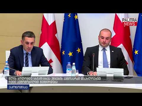 წლის ბოლომდე სხვადასხვა უწყების ავტოპარკი დაახლოებით 1000 ავტომობილით შემცირდება