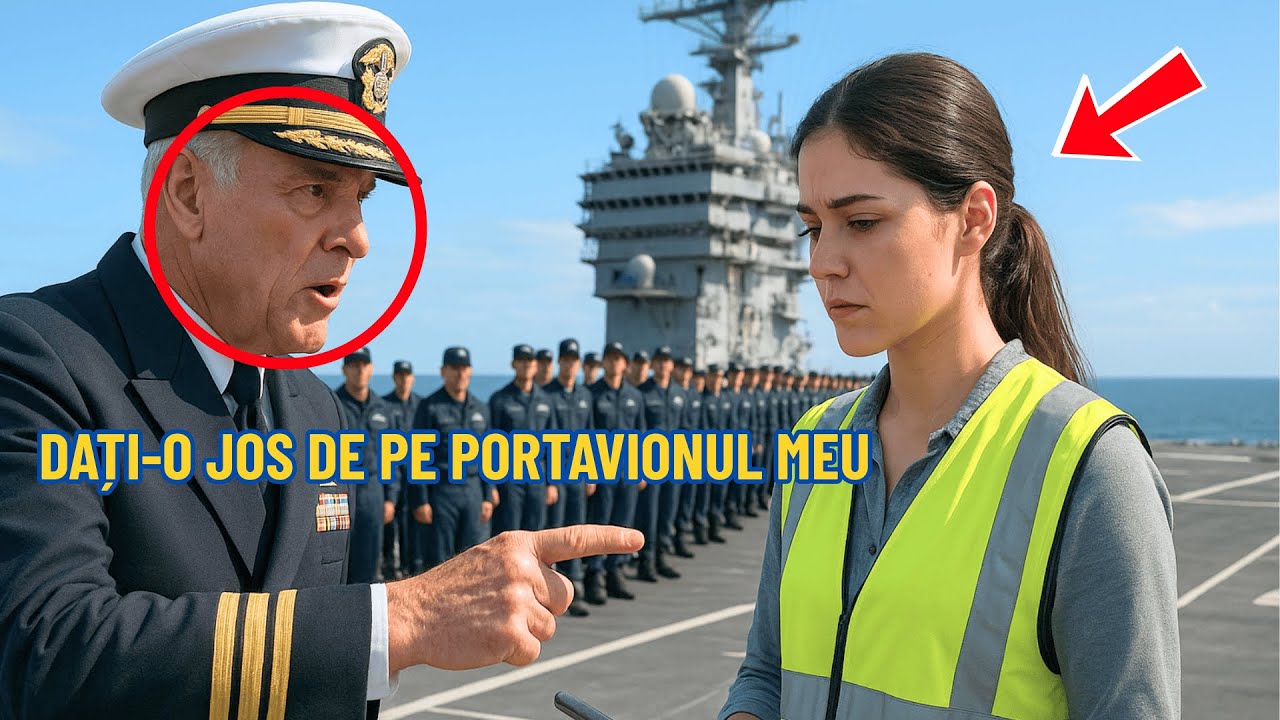 Amiralul a retrogradat-o pe punte — apoi a privit-o cum lansa un avion prin semnal manual