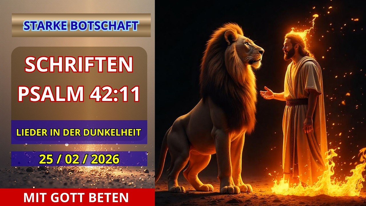 LIEDER IN DER DUNKELHEIT  | LASS UNS PSALM 42,11 STUDIEREN | BIBELSTUDIUM