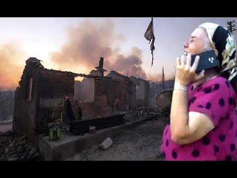 Manavgat'taki Yangında Evini O Halde Görünce Gözyaşlarına Boğuldu: Böyle Acı Mı Olur Allah’ım?