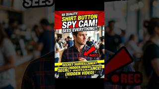 The Ultimate 4K Spy Cam You Can WEAR! #spy #camera #button #tech #mahatotech #song #gadgets #fan