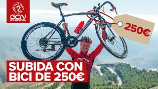 Subida con una Bici de 250 euros | Bici Barata VS Cara