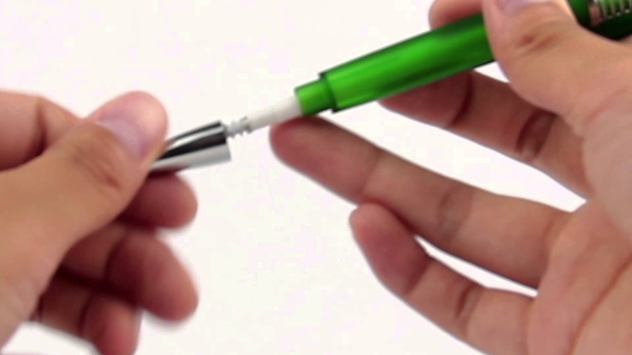 Springy Push Button Pen » GG5629 YouTube