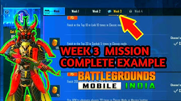 C1S1 Week 3 Royale Pass Mission Explained BGMI | Week 3 All RP Missions BGMI C1S1 | C1S1 M2 Week 3