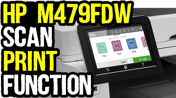 HP Color LaserJet Pro MFP M479fdw Printer Scan to USB and Print from USB Function