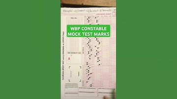 WBP CONSTABLE MOCK TEST SCORE🎯#wbp #wbpconstable #wbpexam2025 #wbpmocktest