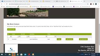 Submitting a Work Order in CINC