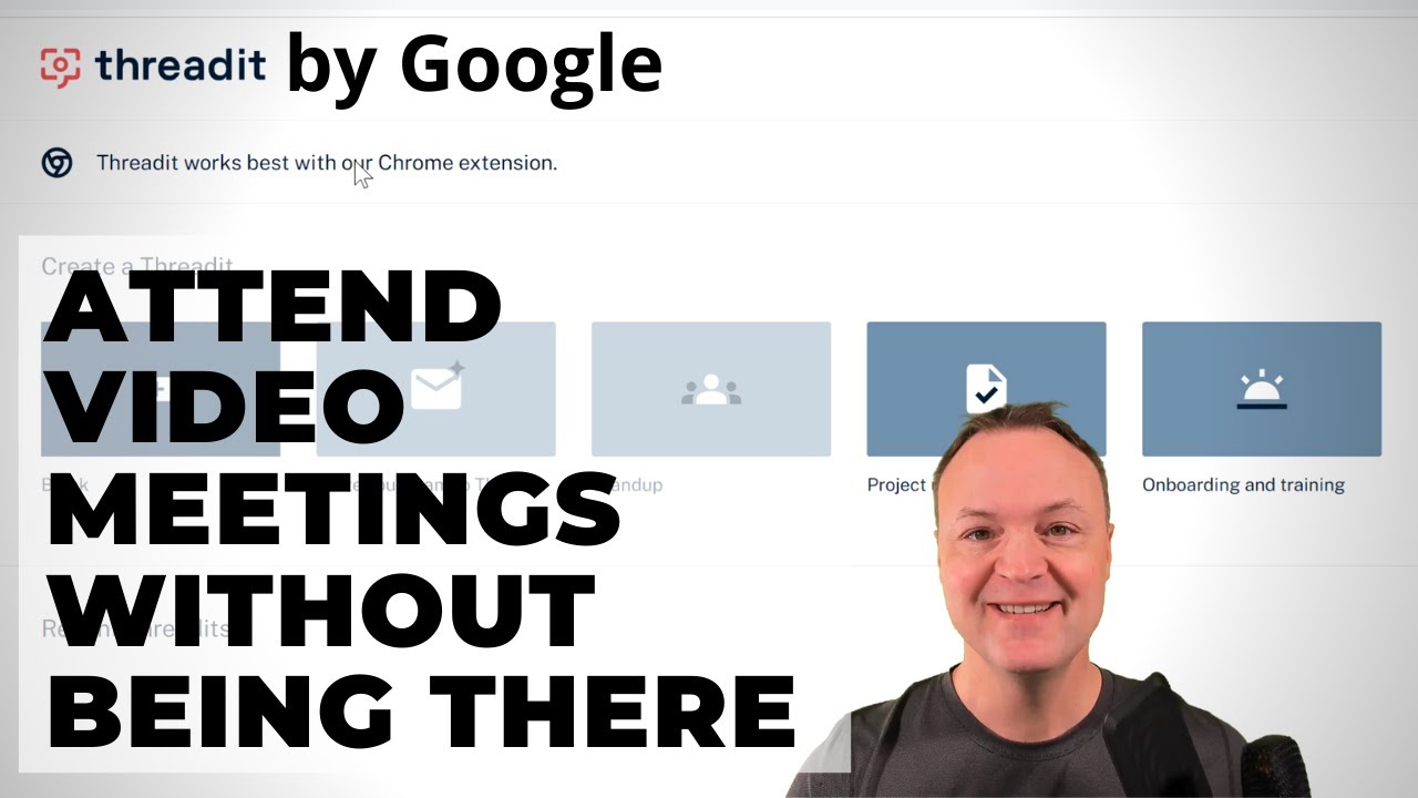 How to use Threadit - Video meetings you don't need to be at!