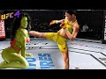 Bruce Lee woman vs. Hulk Superwoman - EA Sports UFC 4