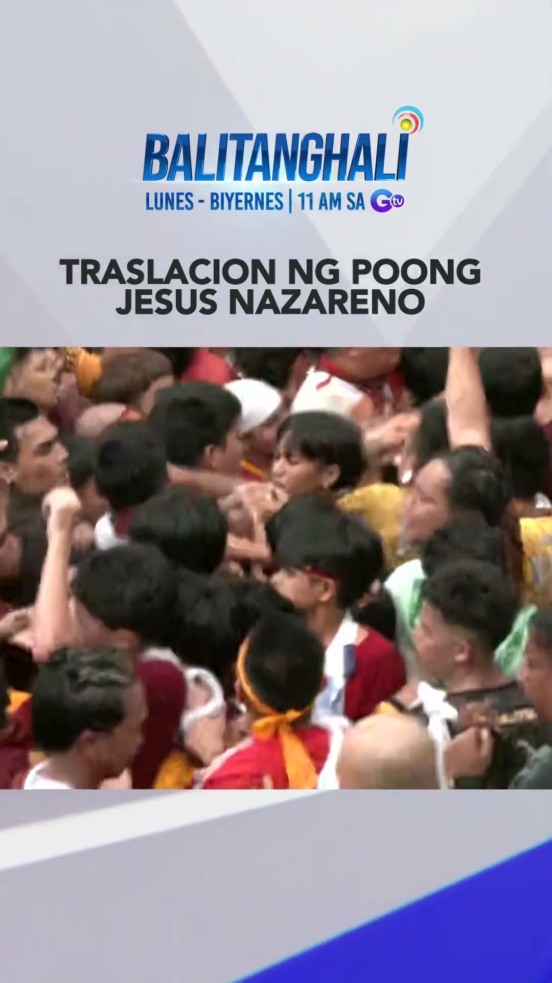 Gate ng Minor Basilica and National Shrine of Jesus Nazareno, pansamantala... #shorts | Balitanghali