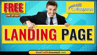 How to Create a Landing Page on Getresponse 🛠 Page builder  (Get Response) Tutorial 2022