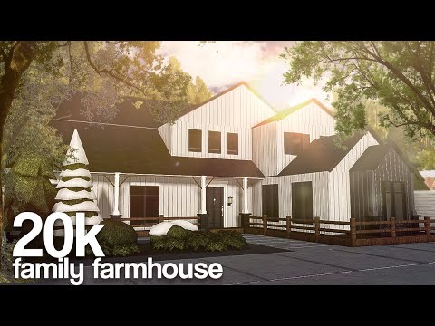 Bloxburg | 20k Family Farmhouse | Roblox | Housebuild