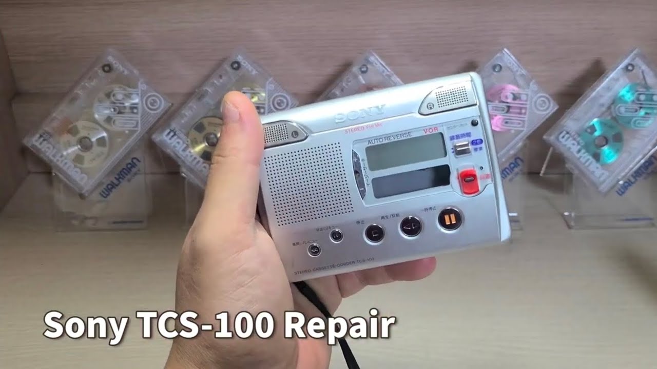 Sony TCS-100 Repair Cassette Player Walkman - YouTube