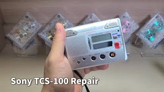 Sony TCS-100 Repair Cassette Player Walkman 