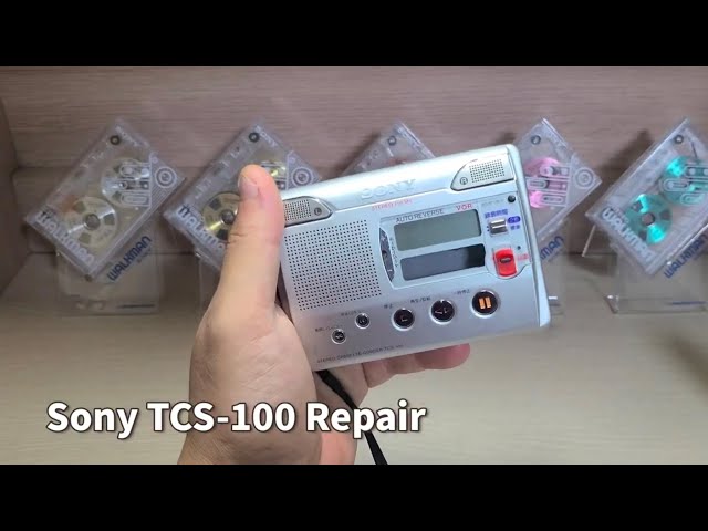 Sony TCS-100 Repair Cassette Player Walkman - YouTube