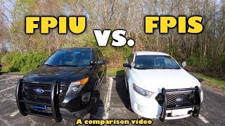 Ford Police Interceptor Utility vs Ford Police Interceptor Sedan (comparison)