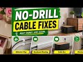 How to Hide Cables and Chargers in a Small Apartment | Renter-Friendly Cable Management Ideas