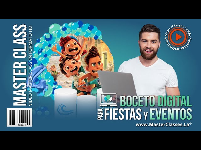 Boceto Digital para Fiestas y Eventos - Decoraciones Fantásticas.