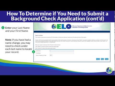 How to determine if you need to submit a Background Check application