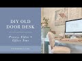 Old Door Desk, Pretty Home Office Ideas
